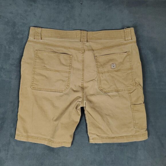Coleman Cargo Shorts Lot of 2 Mens 36 Khaki Gray Canvas Workwear Outdoor - Picture 9 of 15